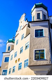 Historic Buildings At The Old Town Of Kempten - Allgäu