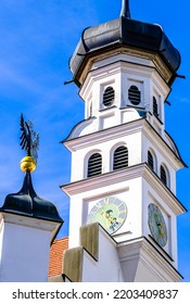 Historic Buildings At The Old Town Of Kempten - Allgäu