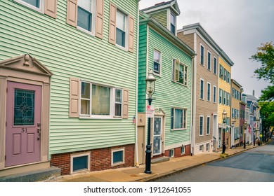 HIstoric Bunker Hill neighborhood in Charlestown, Massachusetts - Powered by Shutterstock