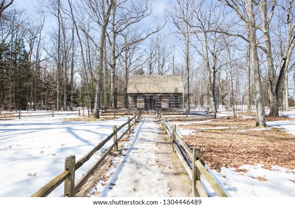 Historic Cabin Near Traverse City Michigan Buildings Landmarks