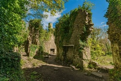 The Historic Candleston Castle, Merthyr Mawr Near Bridgend, South Wales.