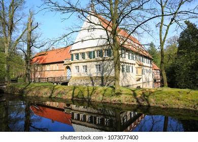 The historic Castle Dinklage in Lower Saxony, Germany, today a monastery