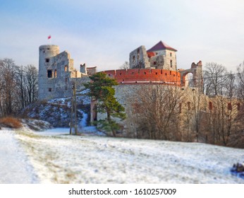 Historic castle landscape. Miniature tilt shift lens effect. - Powered by Shutterstock