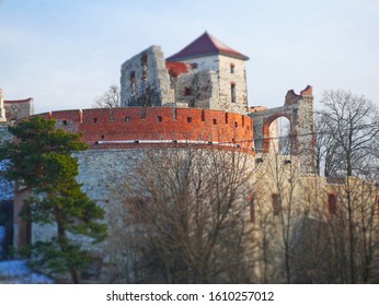 Historic castle landscape. Miniature tilt shift lens effect. - Powered by Shutterstock