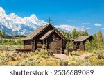 Historic Chapel of the Transfiguration in Grand Teton National Park, Wyoming, United States