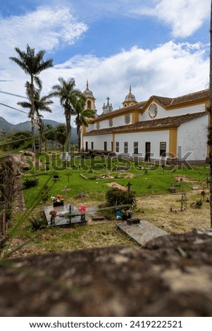 historic church cemetery in the center of Tiradentes, Minas Gerais