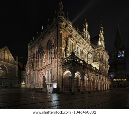 Similar – Foto Bild Hannover Marktkirche Nacht