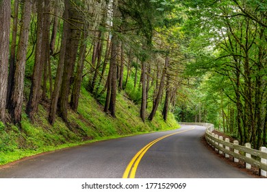 Historic Columbia River Highway Scenic Byway In Oregon Outside Portland