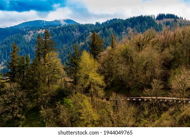 Historic Columbia River Highway From Vista House