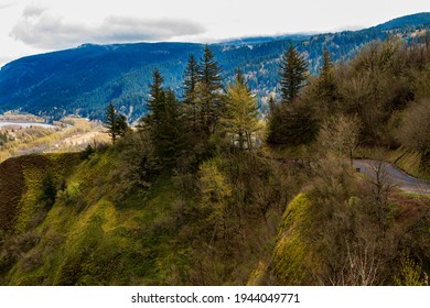 Historic Columbia River Highway From Vista House