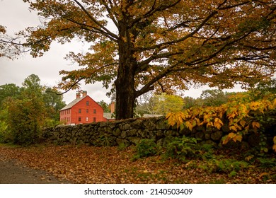 Historic Connecticut Home In Autumn