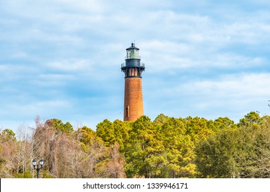 The historic Currituck Lighthouse is located in Corolla North Carolina In the Outer Banks
