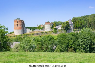 Historic Château De Hierges In The Ardennes, France, 09-12-2021