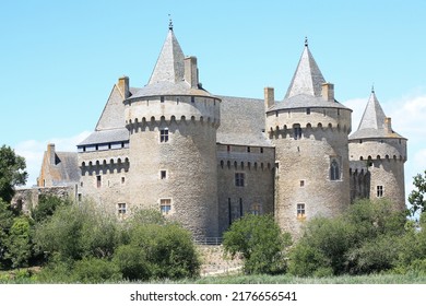 Historic Château De Suscinio In Morbihan, Brittany, France, 05-29-2022