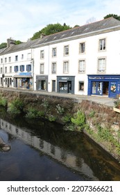 Historic Downtown In Pont-Aven, Finistère, Brittany, France, 08-04-2022