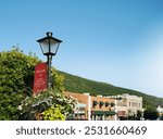 Historic downtown West Jefferson in Ashe County, Western North Carolina                               