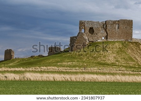 Historic Duffus Castle in Moray