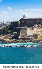 Historic El Morro Castle In San Juan, Puerto Rico