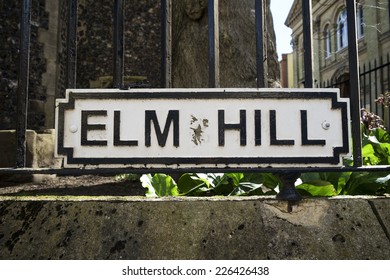 Historic Elm Hill In Norwich.