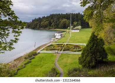 Historic English Camp On San Juan Island, Washington, USA