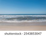 The historic fire island national seashore on long island new york on a sunny day.