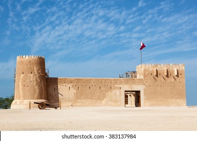 Historische Festung Zubarah (Al Zubara) im Nordosten Katars am Rand des Arabischen Golfs. Katar, Naher Osten