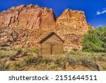 The historic Fruita Schoolhouse in Capitol Reef National Park, Utah