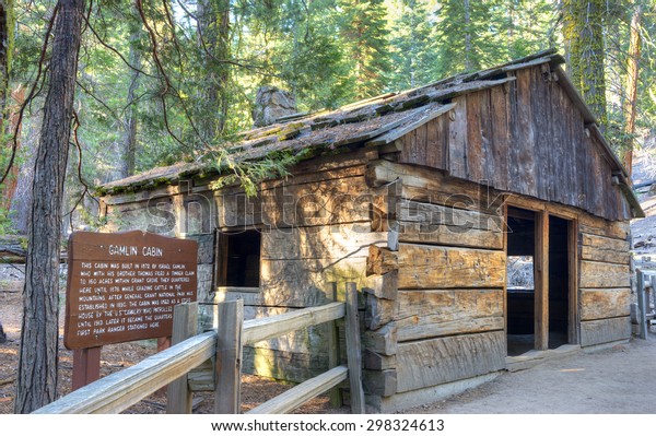 Historic Gamlin Cabin Sequoia National Park Stock Photo Edit Now