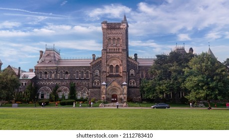 Historic Hart House building of the University of Toronto. This Neo-Gothic university building is home to a theatre, restaurant, public events and an art gallery