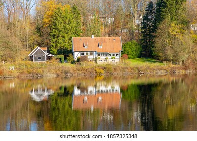 Historic Home On A Lakeshore Near Detmold, Germany, 11-18-2020