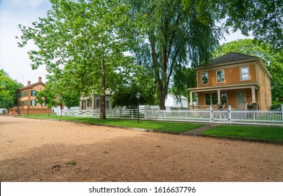 Historic House At Lincoln Home National Historic Site