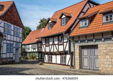 Historic Houses In The Harz, Germany 