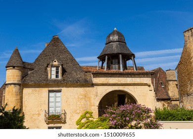 Historic Houses In Sarlat La Caneda In Dordogne Department, Aquitaine, France