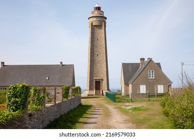 Historic Lighthouse In Cap Lévi, Cotentin Peninsula, Normandy, France