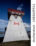 historic lighthouse Hecla island Manitoba