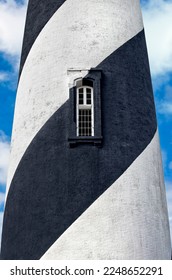 The historic lighthouse in St. Augustine, FL 