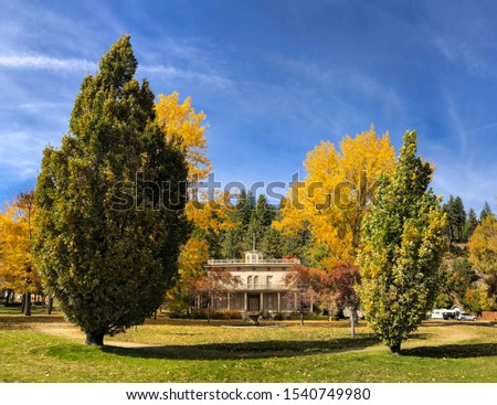 Historic Mansion in the Northern Nevada. This amazing public park has stunning autumn colors and lots of old hidden stories.
