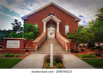 Historic Mormon Kanab Chapel Repurposed As A Church Family History Center.