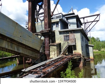 Historic Old Gold Dredge Near Fairbanks