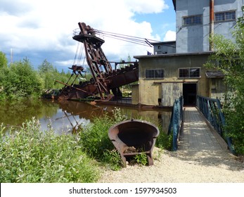 Historic Old Gold Dredge Near Fairbanks