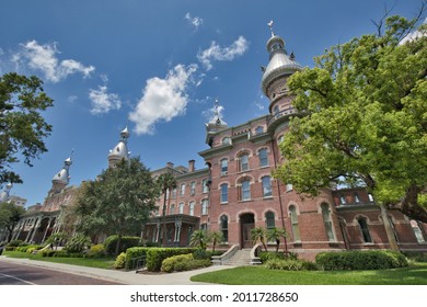 Historic Plant Hall On The Campus Of The University Of Tampa.