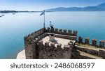 The historic port of Nafpaktos, Greece