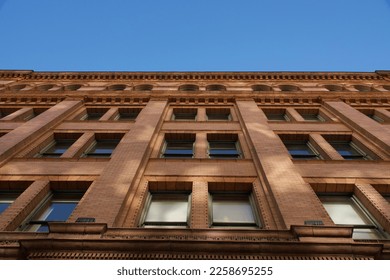 historic red brick building in downtown Los Angeles - Powered by Shutterstock