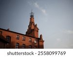 Historic red-brick building of the Greater Poland Voivodeship State Fire Service Headquarters on Masztalarska Street, Poznań