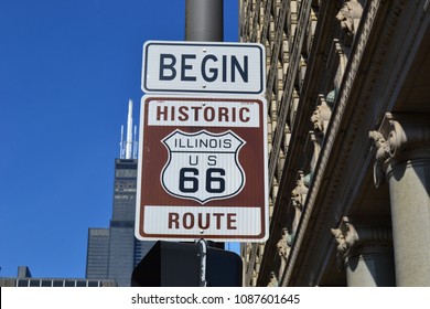 Historic Route 66 Begin Chicago