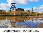 Historic Ruhr area, colliery, old, closed mine Ewald, Germany