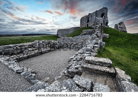 Historic Ruins of Duffus Castle in Moray