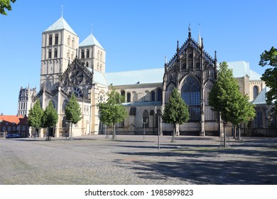 Historic Saint Paulus Cathedral In Münster, Westphalia, Germany