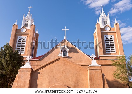 Historic San Felipe de Neri Church Albuquerque New Mexico
