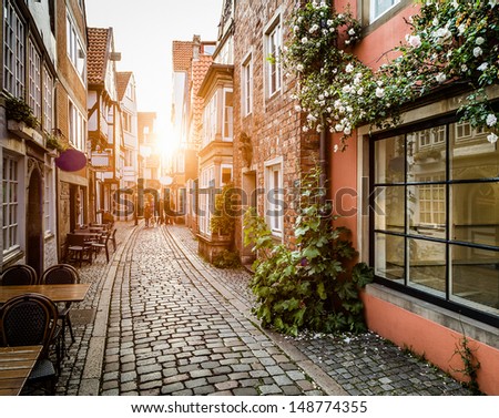 Similar – Image, Stock Photo in the alleyways of Montepulciano